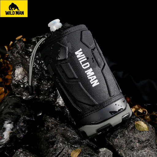 WILDMAN Biciklis flakon tartó táska R1 vízálló 1L fekete - 8