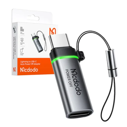 Mcdodo OT-6010 Lightning USB-C automatikus lekapcsolás adapter - 4