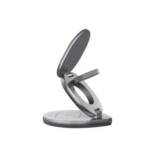 Forever MAWC-200 mágneses vezeték nélküli töltő 15W szürke 3in1 - 2