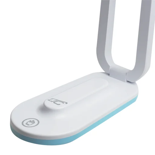 Összecsukható LED asztali lámpa 10W, 3000/4500/6000K, 1200mAh, kék, LTC - 4