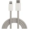 Maxlife MXUC-06 kábel USB-C - Lightning 1,0 m 20W szürke nylon