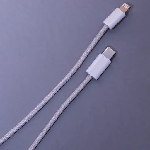 Maxlife MXUC-06 kábel USB-C - Lightning 1,0 m 20W szürke nylon - 4
