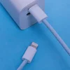 Maxlife MXUC-06 kábel USB-C - Lightning 1,0 m 20W kék nylon thumbnail