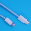 Maxlife MXUC-06 kábel USB-C - Lightning 1,0 m 20W kék nylon thumbnail