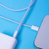 Maxlife MXUC-06 kábel USB-C - Lightning 1,0 m 20W kék nylon thumbnail
