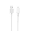 WIWU kábel C006 USB - Lightning 1,2 m 2,4A fehér - 2