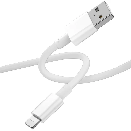 WIWU kábel C006 USB - Lightning 1,2 m 2,4A fehér - 5