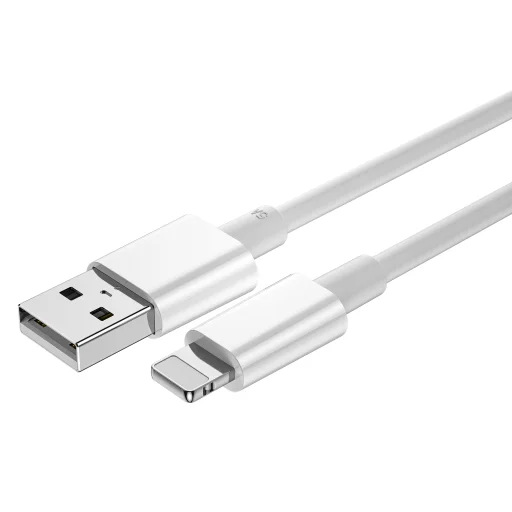 WIWU kábel C006 USB - Lightning 1,2 m 2,4A fehér - 3