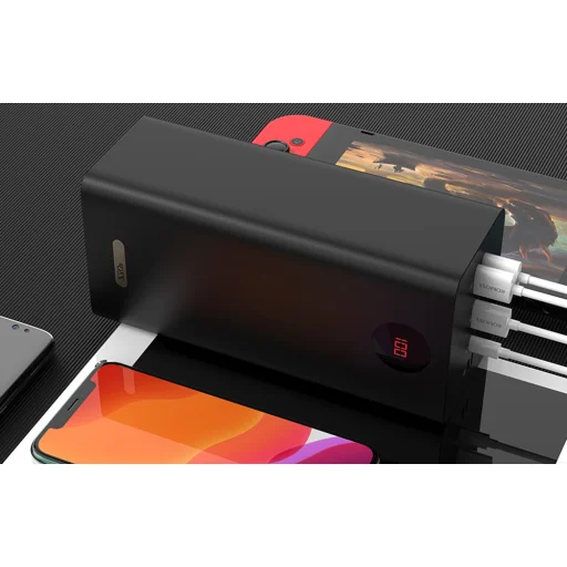 Romoss PEA60 Powerbank, 60000mAh, QC + PD, 22.5W (fekete) - 5