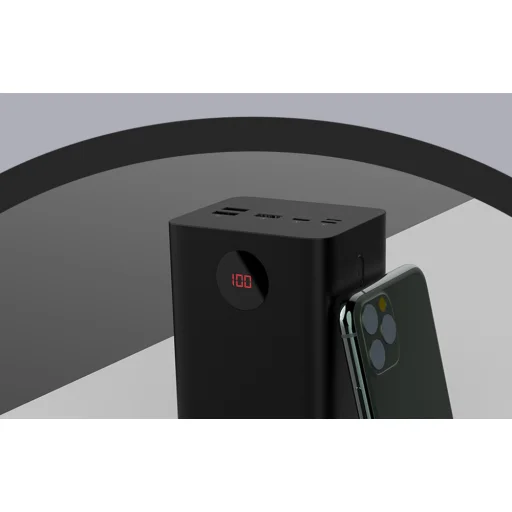 Romoss PEA60 Powerbank, 60000mAh, QC + PD, 22.5W (fekete) - 7