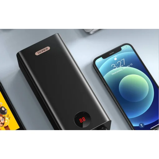 Romoss PEA60 Powerbank, 60000mAh, QC + PD, 22.5W (fekete) - 8