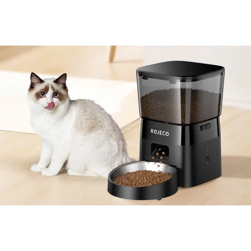 Rojeco 2L Automata etető WiFi verzió (fekete) - 3