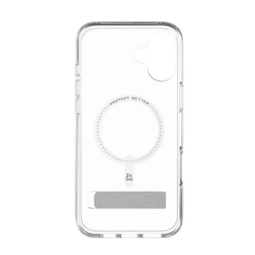 ZAGG Crystal Palace Snap Kickstand MagSafe tok iPhone 16 Plus - Átlátszó - 2