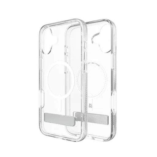 ZAGG Crystal Palace Snap Kickstand MagSafe tok iPhone 16 Plus - Átlátszó - 3