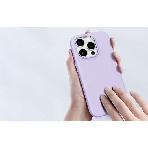 Aukey PC-GJ10D tok iPhone 15 Pro Max-hoz (lila) - 2