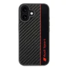  iPhone 16 Audi Carbon Fiber Stripe Eredeti fekete tok (AUS-TPUPCIP16-R8/D1-BK) thumbnail