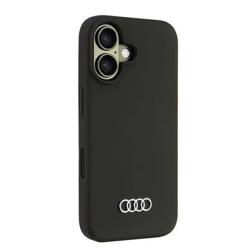  iPhone 16 Fekete Audi Szilikon Eredeti tok (AU-LSRIP16-Q3/D1-BK) - 2