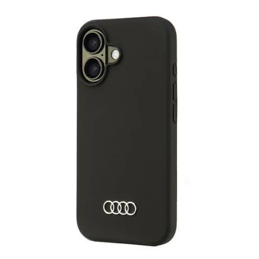  iPhone 16 Fekete Audi Szilikon Eredeti tok (AU-LSRIP16-Q3/D1-BK) - 3