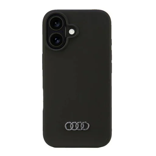  iPhone 16 Fekete Audi Szilikon Eredeti tok (AU-LSRIP16-Q3/D1-BK) - 1