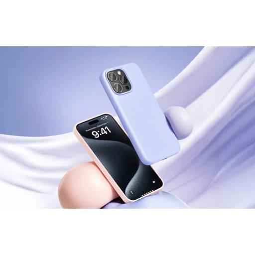 Szilikon tok Vention KUFV0-40 iPhone 15 Pro Max készülékhez (lila) - 5