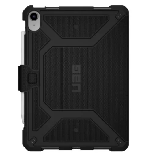 UAG Metropolis tok iPad 10.9" 10. generációhoz Apple Pencil tartóval - fekete - 2
