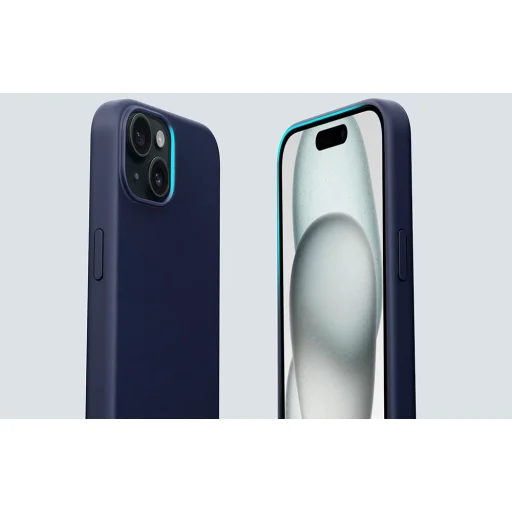 Aukey PC-GJ10B tok iPhone 15 Plus-ra (vihar kék) - 2