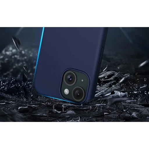 Aukey PC-GJ10B tok iPhone 15 Plus-ra (vihar kék) - 4