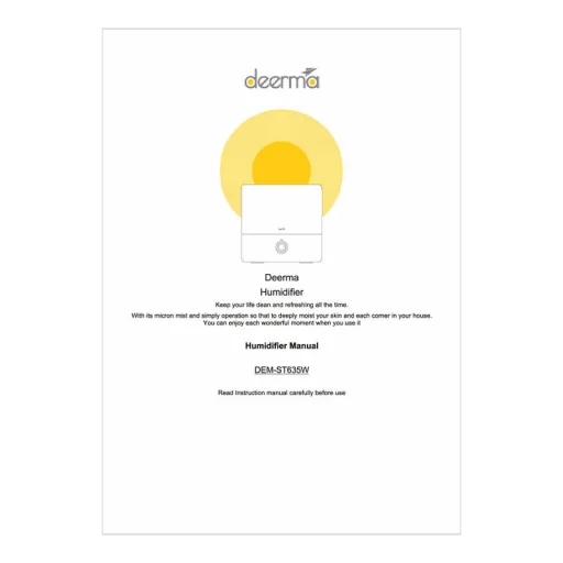 Deerma ST635W párásító - 7