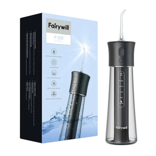 FairyWill F30 Szájzuhany (fekete) - 4