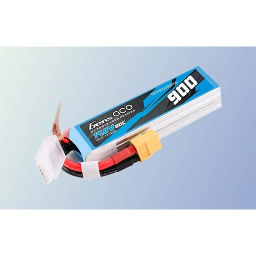 Gens Ace 900mAh 14.8V 80C 4S1P Lipo akkumulátor XT60 csatlakozóval - 6
