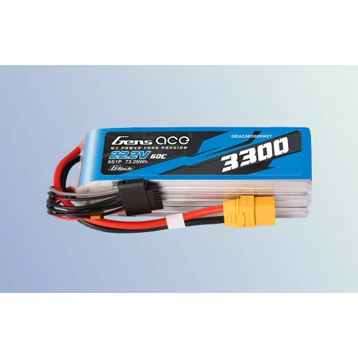 Gens Ace G-Tech 3300mAh 22.2V 60C 6S1P XT90 Lipo Akkumulátor Csomag - 6