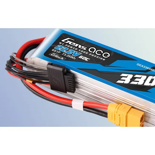 Gens Ace G-Tech 3300mAh 22.2V 60C 6S1P XT90 Lipo Akkumulátor Csomag - 8