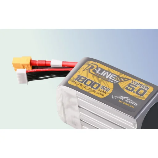 Tattu R-Line Version 5.0 1800mAh 22.2V 150C 6S Lipo akkumulátor XT60 csatlakozóval - 8