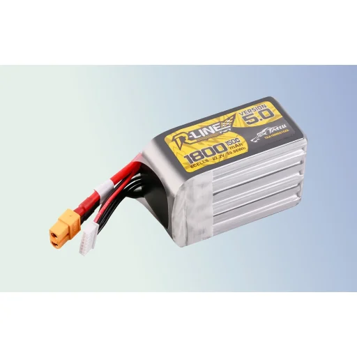 Tattu R-Line Version 5.0 1800mAh 22.2V 150C 6S Lipo akkumulátor XT60 csatlakozóval - 9