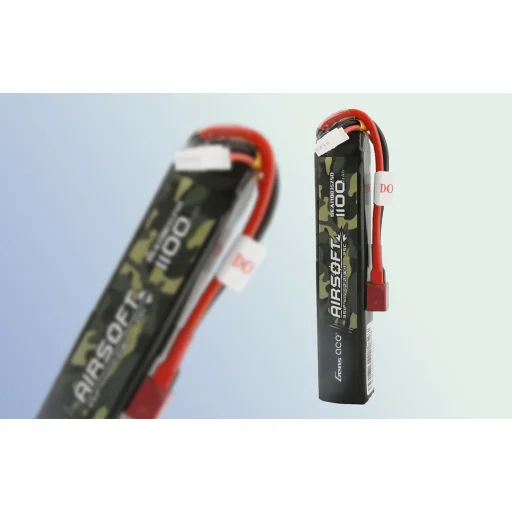 Gens ace 25C 1100mAh 3S1P 11.1V Airsoft pisztoly Lipo akkumulátor T-csatlakozóval - 4