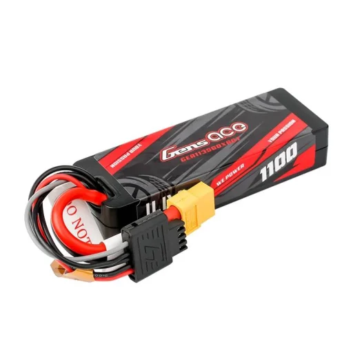 Gens ace G-Tech 1100mAh 11.1V 3S1P 60C GRP-76 Hardcase Lipo akkumulátor XT60 dugóval - 3