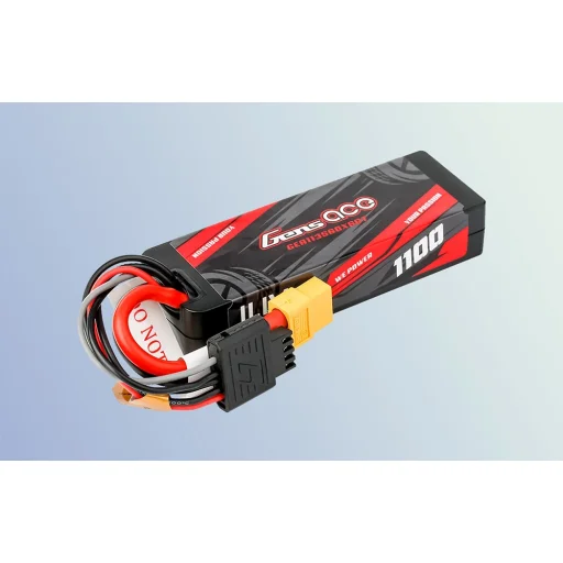 Gens ace G-Tech 1100mAh 11.1V 3S1P 60C GRP-76 Hardcase Lipo akkumulátor XT60 dugóval - 6