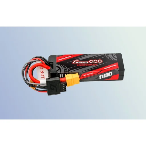 Gens ace G-Tech 1100mAh 11.1V 3S1P 60C GRP-76 Hardcase Lipo akkumulátor XT60 dugóval - 9