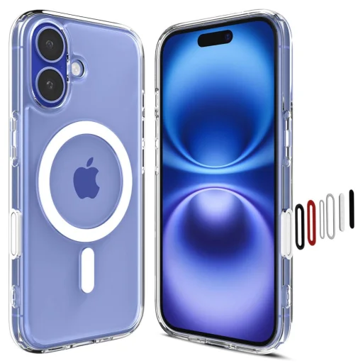  iPhone 16 Fehér Spigen Ultra Hybrid "T" Mag Magsafe tok - 2