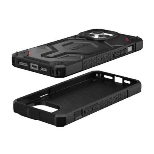 UAG Monarch Pro tok MagSafe-kel iPhone 15 Pro Max-hoz - fekete kevlár - 3