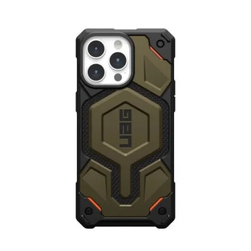 UAG Monarch Pro tok MagSafe funkcióval iPhone 15 Pro Max-hoz - zöld Kevlar - 1