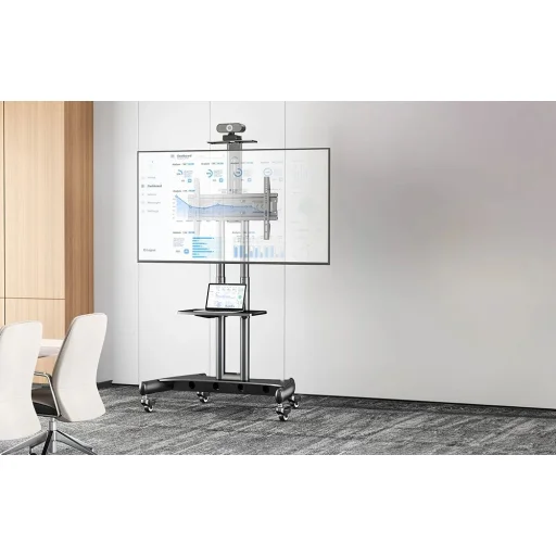 Perlesmith 32-82" TV kocsi, gurulós tv tartó PSTVMC05-US - 6