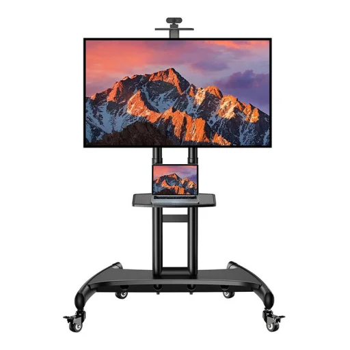 Perlesmith 32-82" TV kocsi, gurulós tv tartó PSTVMC05-US - 1