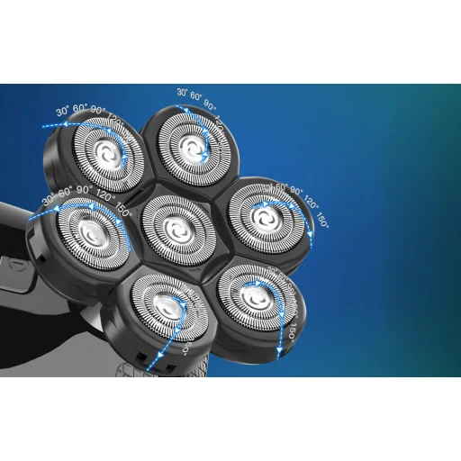 Kensen 5 az 1-ben elektromos borotva 7D borotvafejjel - 6