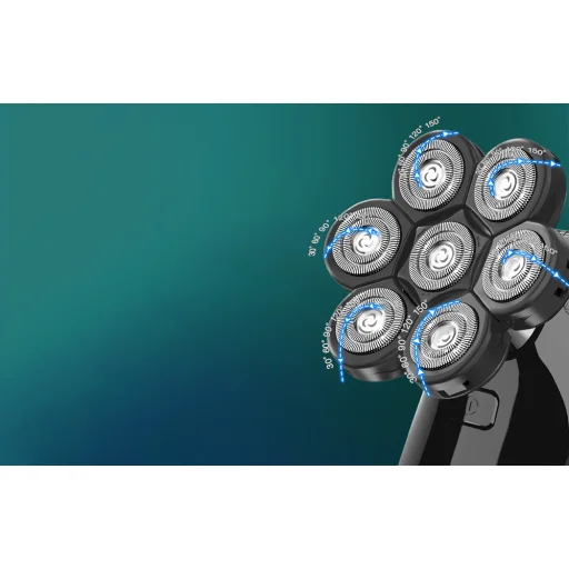 Kensen 5 az 1-ben elektromos borotva 7D borotvafejjel - 7