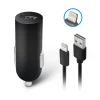Forever M02 autós töltő 1x USB 2A fekete + Lightning kábel thumbnail