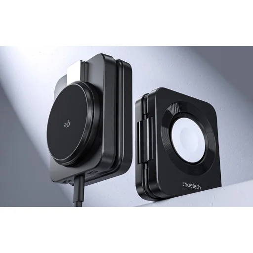 Choetech Qi2 összecsukható 3 az 1-ben vezeték nélküli gyors töltőállomás - 6