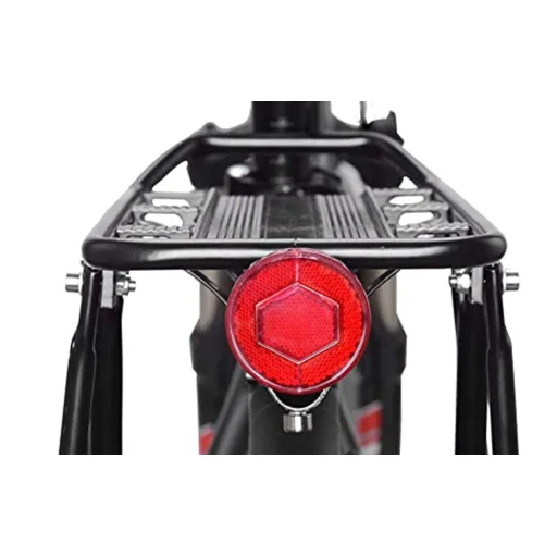 Kerékpár hátsó csomagtartó sárvédővel és prizmával Rockbros HJ1008-1 (fekete) - 4