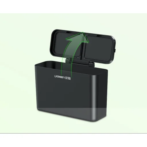 Ugreen autós szemetes tároló fekete (30399) - 12