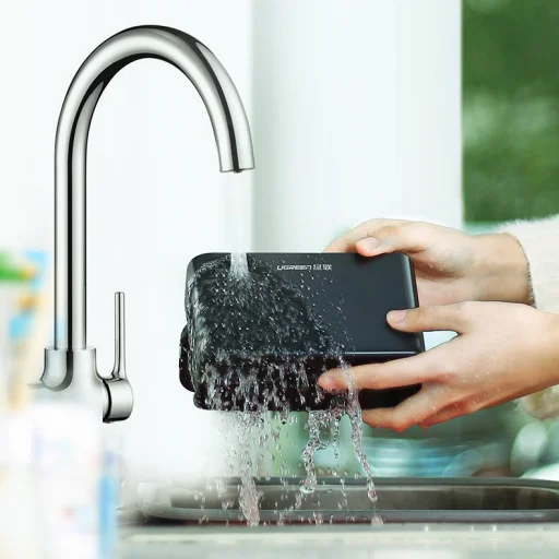 Ugreen autós szemetes tároló fekete (30399) - 7